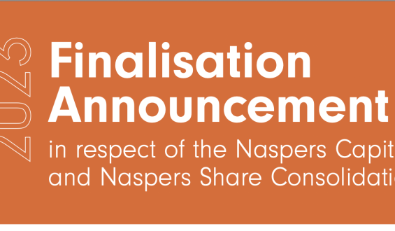 Finalisation Announcement in respect of the Naspers Capitilisation Issue and Naspers Share Consolidation