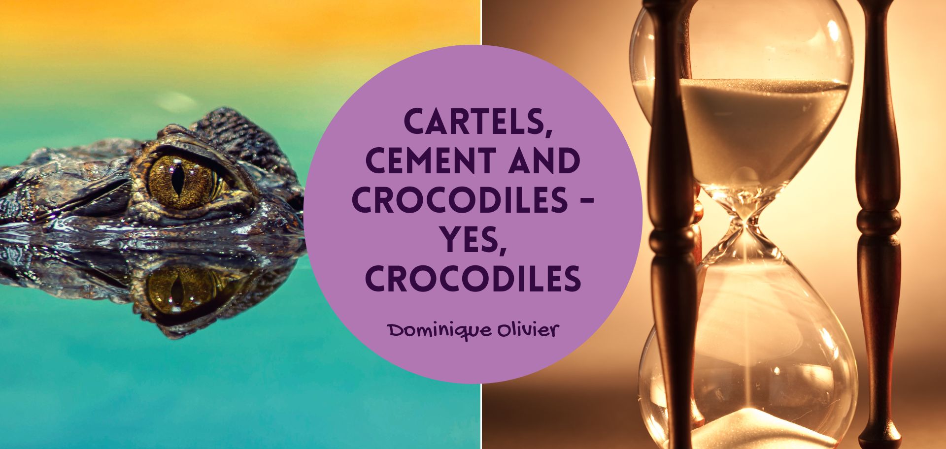 Cartels, cement and crocodiles – yes, crocodiles