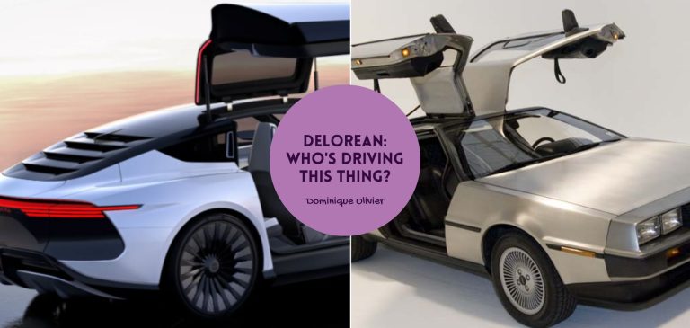 DeLorean: Who’s driving this thing?