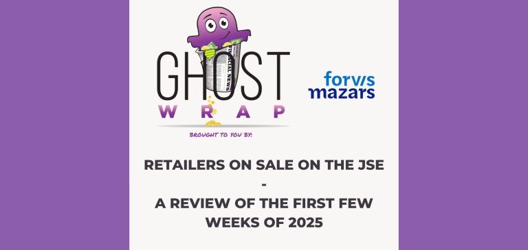 GHOST WRAP – Retailers on sale on the JSE